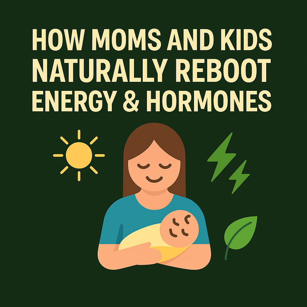 How Moms and Kids Naturally Reboot Energy & Hormones (Without the Crash)